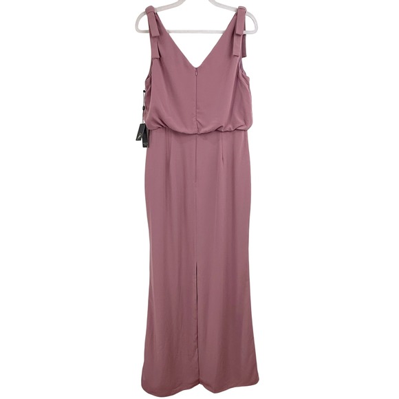 Adrianna Papell Mauve Sleeveless Maxi Dress - Picture 11 of 13